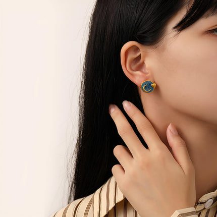 Vintage Sun Moon Heart Earrings Bohemian Style Jewelry for Women Trendy Fashion