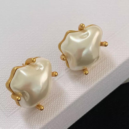 Vintage Irregular Earrings Women Retro Studs Statement Jewelry Fashion Gift