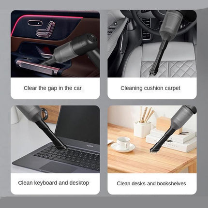 9000Pa Cordless Handheld Car Vacuum Cleaner Mini Portable Auto Wireless Duster - Aimall