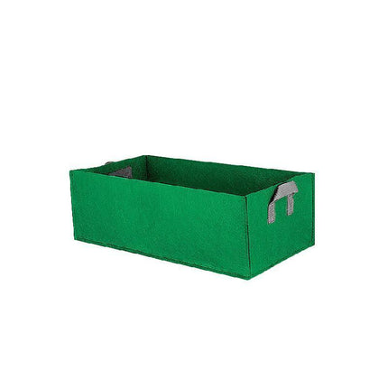 8pcs Felt Rectangular Planting Bags Vegetable Grow Bags Non-Woven Flower Pots