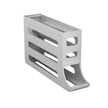 Automatic Scrolling Egg Holder 2/4-Tier Storage Box Container for Refrigerator