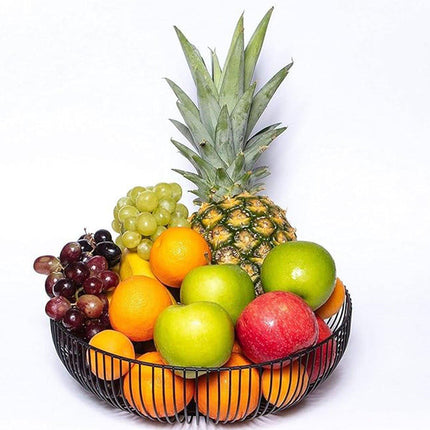 Multi Functional Wire Storage Basket Fruit Vegetable Holder for Kitchen Counter