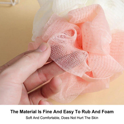 Bath Ball Mermaid Loofah Sponge Bath Puff Soft Ball Body Exfoliate Wash Shower