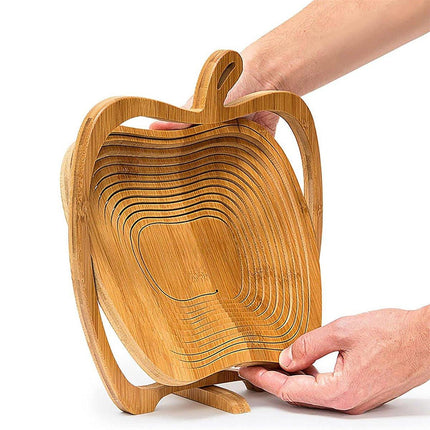 Wooden Fruit and Vegetable Storage Basket for Kitchen Organizing Home Storage