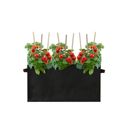 8pcs Felt Rectangular Planting Bags Vegetable Grow Bags Non-Woven Flower Pots