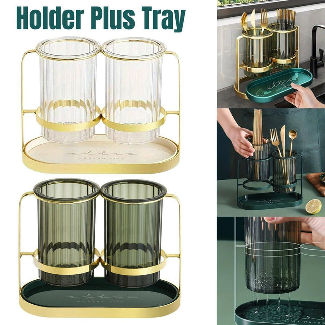 Light Luxury Chopsticks Storage Rack Household Kitchen Chopsticks Tube