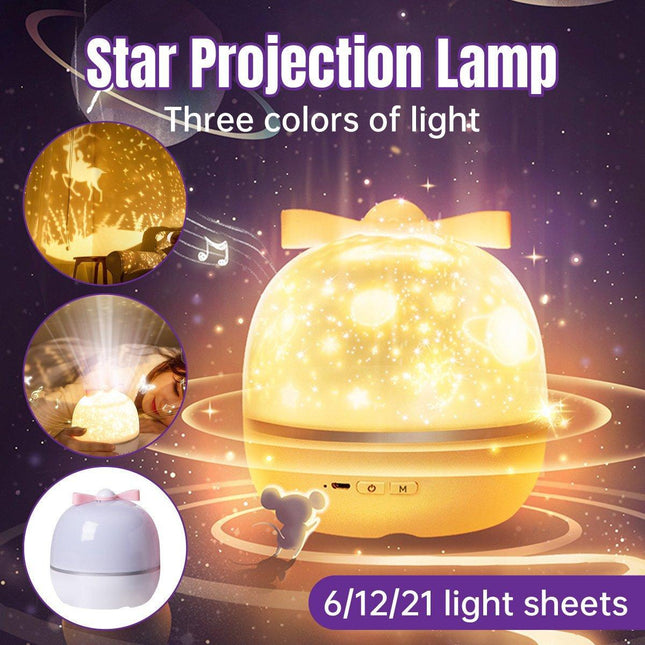 Starry Sky Projection Lamp HD Night Light Atmosphere Projector Creative Gift
