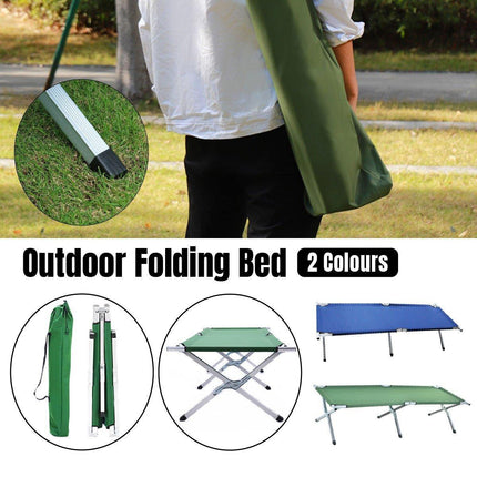 Portable Lightweight Folding Aluminum Camping Bed Ultra Light Outdoor Camp Bed