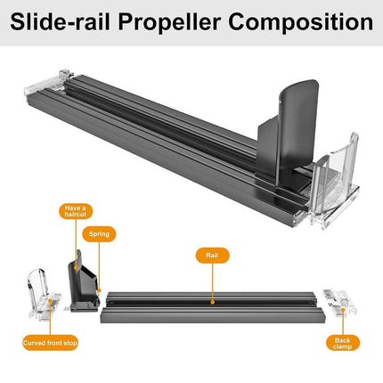 Supermarket Store Beverage Dispenser Fridge Shelf Organizer Snack Pusher Box