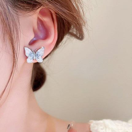 Butterfly Earrings Elegant Daily Wear Versatile Jewelry for Women Fashion Gifts
