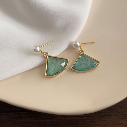 Mori Ginkgo Leaf Earrings Vintage Jewelry for Women Nature Inspired Stud Earring