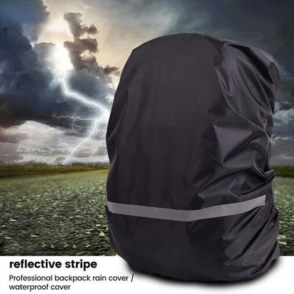 L Size Outdoor Foldable Backpack WaterProof Rain Cover Rucksack Camping Travel - Aimall