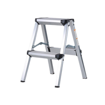 Portable Aluminium 1-3 Step Folding Ladder Anti-Slip Frame Stool for Home Use