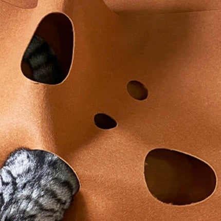 Pet Supplies Puppy Semi Enclosed Tunnel Cat Scratch Board Pad Toy Climbing Rack