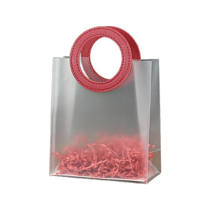 20PCS PP Frosted Gift Bags Plastic Transparent Wedding Tote Birthday Packaging