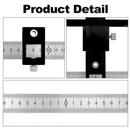 Furniture Carpentry Drill Guide Punch Locator Woodworking Hole Locator Ruler