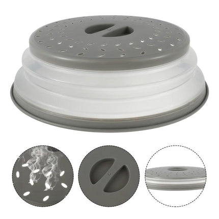 Multifunctional Microwave Oven Food Cover Heat Resistant Folding Splash Guard