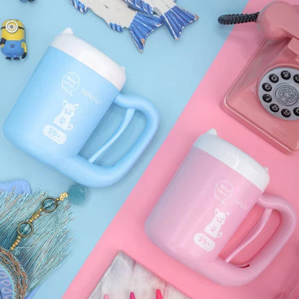 Dog Paw Cleaner Cup Pet Foot Washer Cat Paw Cleaning Brush for Home Travel Use