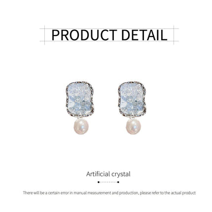 Square Earrings Elegant Daily Wear Commuting Jewelry for Women Fashion Gift