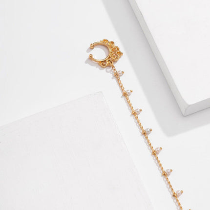 Punk Style Jewelry Chain Earrings Women Fashion Nose Clip Trendy Accessories