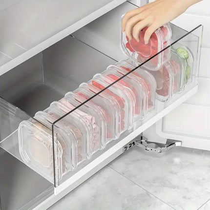 10pcs 350ml Food Organizer Vegetable Fridge Storage Box Food Dispenser Set