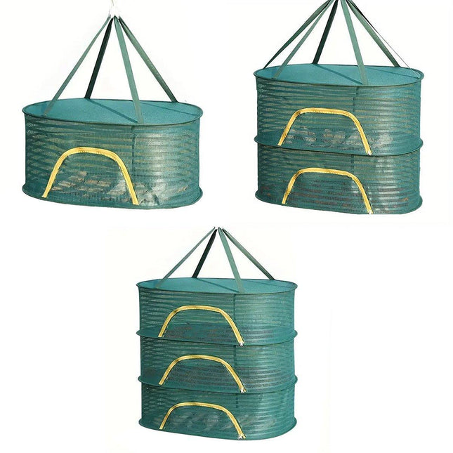 Anti Mosquito Fully Enclosed Drying Net Basket for Fish Vegetables Fruit Herbs