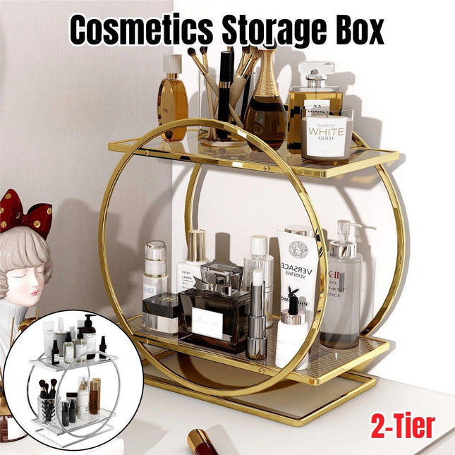 Large Capacity Cosmetics Storage Rack Home Organizer for Desktop Makeup Storage