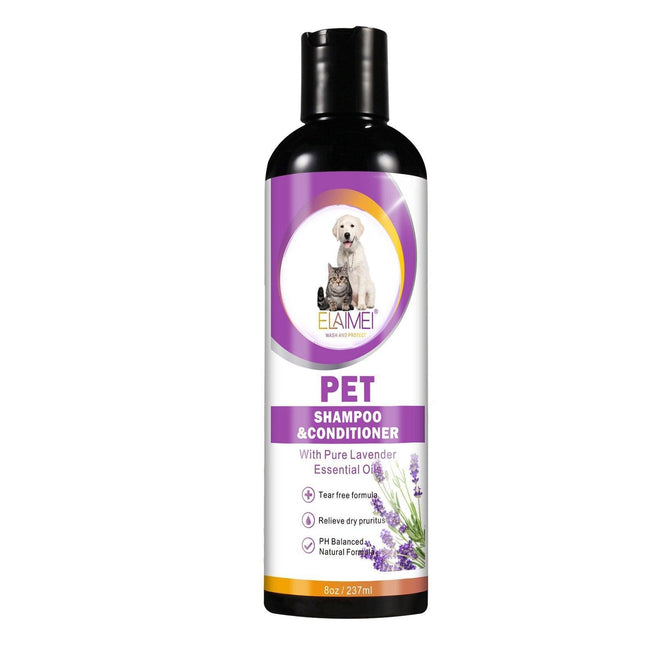 2in1 Pet Shampoo Conditioner for Dog Cat Tearless Grooming Soothing Clean Shower - Aimall