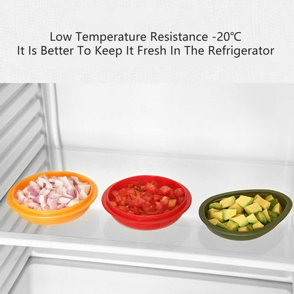 3X Plastic Fruit Vegetable Storage Container Avocado Tomato Lemon Onion Box and Lid