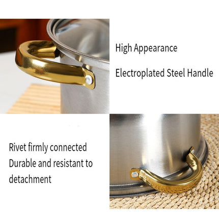 12pcs Stainless Steel Cookware Set Pots and Pans Kitchen Cooking Utensil Set