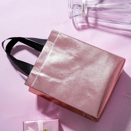 24pcs Laser Non Woven Gift Bags Tote Bags for Party Favor Wedding and Birthday