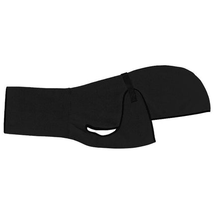 Pet Bathrobe Clothes Dog Towel Drying Robe Soft Warm Super Absorbent Black - Aimall