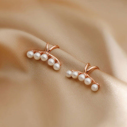 Pearl Ear Bone Clip Earrings No Piercing Needed Elegant Jewelry for Women Girls