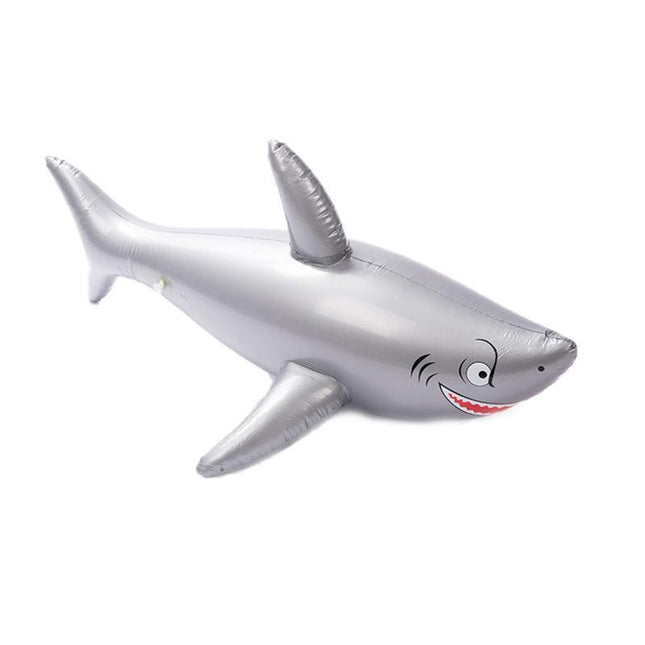 PVC Simulation Inflatable Shark Fun Water Toys For Kids Children Swimming Pool - Aimall
