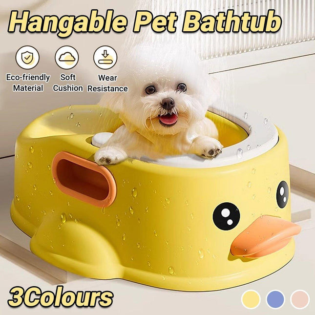 Cat Dog Bath Tub Pet Grooming Basin Washing Tub Lightweight Durable