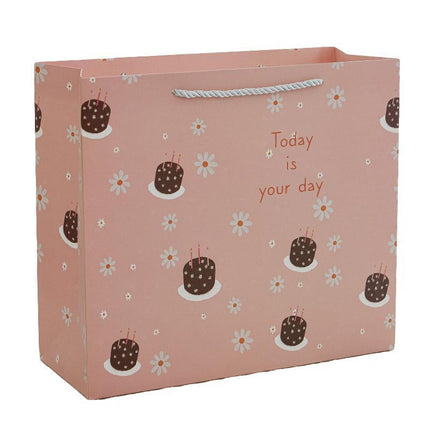 25PCS Cartoon Gift Bags 20x20x8cm Party Favour Paper Tote Bags for Birthday Events