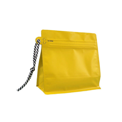 20 Pack Sealed Tea Coffee Bags Heat Seal Zipper Hang Rope Aluminum Foil Storage