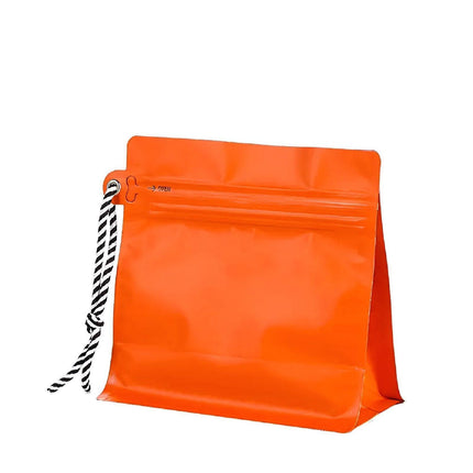 20 Pack Sealed Tea Coffee Bags Heat Seal Zipper Hang Rope Aluminum Foil Storage