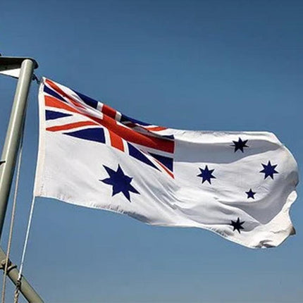 90 x 150CM Australian White Ensign Flag Large RAN Navy Australia Flag - Aimall