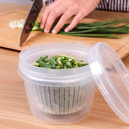 5pcs Plastic Storage Containers with Lids Refrigerator Organizer Box for Kitchen