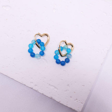 High End Handmade Fashion Earrings Printed Material Jewelry for Women Trendy