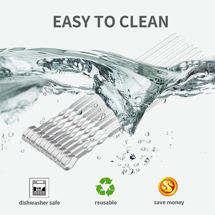 14 Pack Kabob Skewers Premium Flat Metal BBQ Barbecue Skewer Long Stainless - Aimall