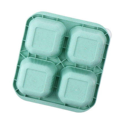 8PCS Wheat Straw Food Storage Containers Snack Candy Fruit Lunch Fresh Box Set