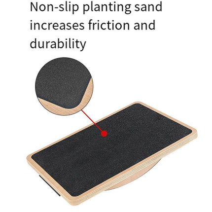 Professional Balance Board Wooden Fitness Wobble Yoga Board Pilate Fitness Train