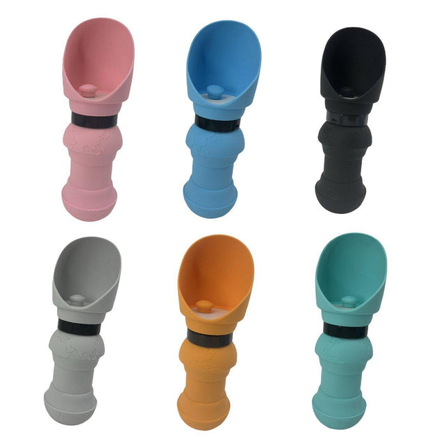 550ml Portable Dog Water Bottle Pet Travel Kettle Foldable Outdoor Drinking Cup