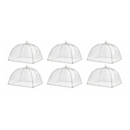 6X Bbq Collapsible Food Cover Pop Up Mesh Fly Wasp Net Party Kitchen Food Cover - Aimall