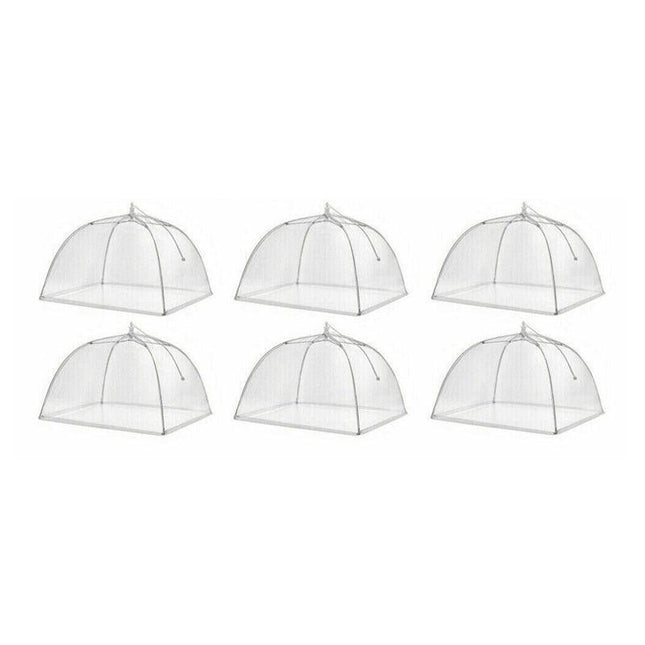 6X Bbq Collapsible Food Cover Pop Up Mesh Fly Wasp Net Party Kitchen Food Cover - Aimall