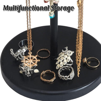 Rotatable Iron Necklace Rack Jewellery Display Stand Organiser for Accessories