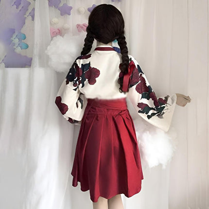 Retro Oriental Kimono Style Suit with Han Elements for Women Fashion Outfit