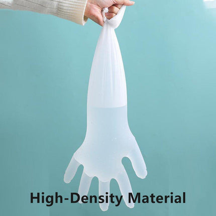 50pcs Waterproof Extended Arm Gloves Household Cleaning Gloves for Kitchen Use